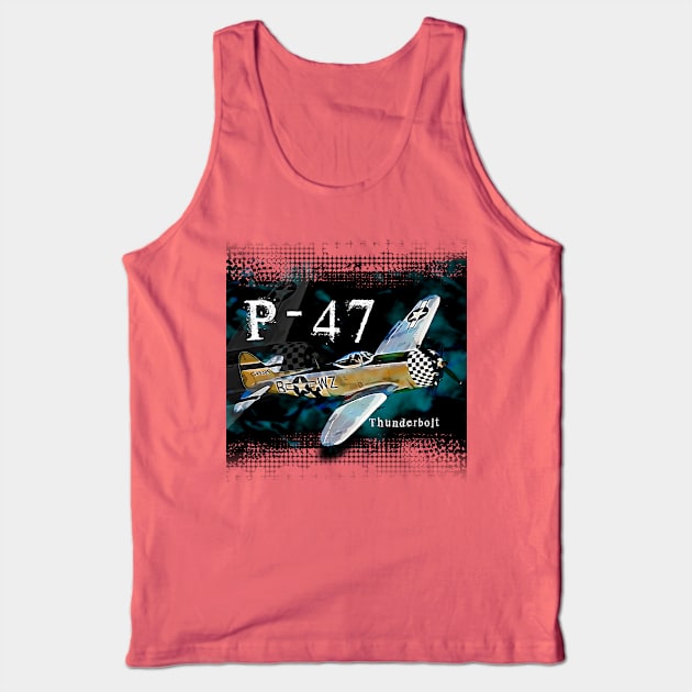 Thunderbolt P47 Tank Top by aeroloversclothing